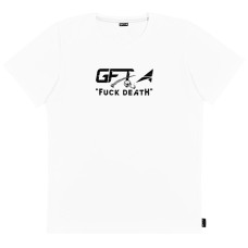 Футболка GFT Philosophy Fuck Death white/grey