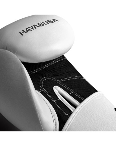 БОКСЕРСКИЕ ПЕРЧАТКИ HAYABUSA S4 LEATHER BOXING GLOVES WHITE