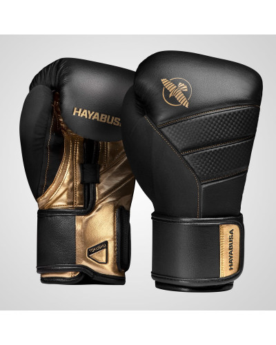 БОКСЕРСКИЕ ПЕРЧАТКИ HAYABUSA T3 BOXING GLOVES BLACK GOLD