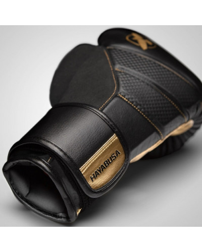БОКСЕРСКИЕ ПЕРЧАТКИ HAYABUSA T3 BOXING GLOVES BLACK GOLD