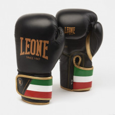 Боксерские перчатки Leone Italy Black 