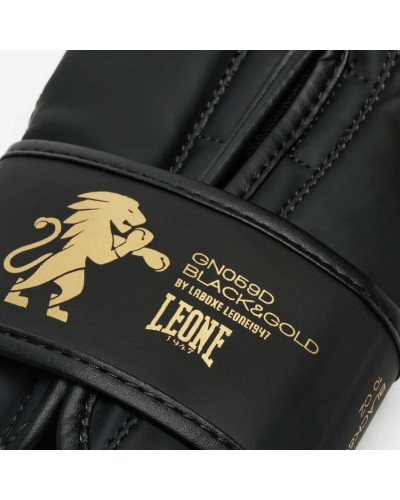Боксерские перчатки Leone Mono Black 