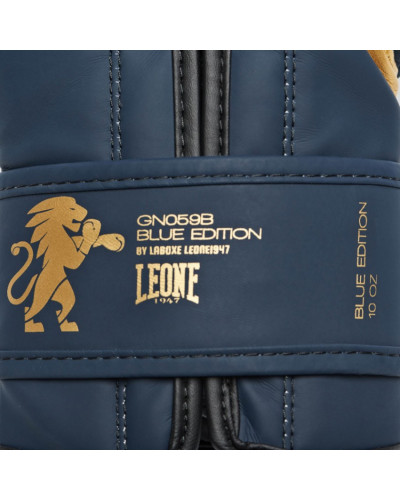 Боксерские перчатки Leone Mono Blue 
