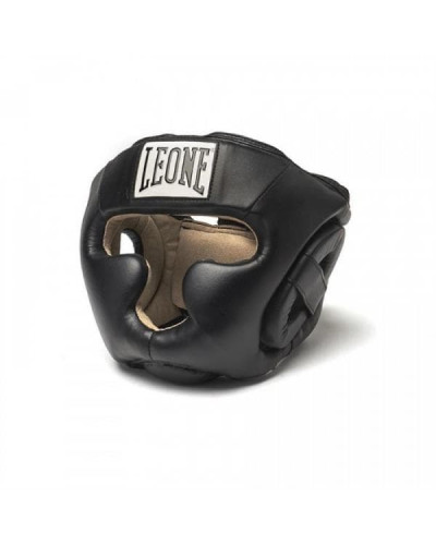 Боксерський шолом Leone Junior Black