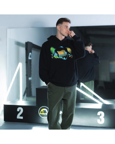 Худи Manto Reflection Oversize Black