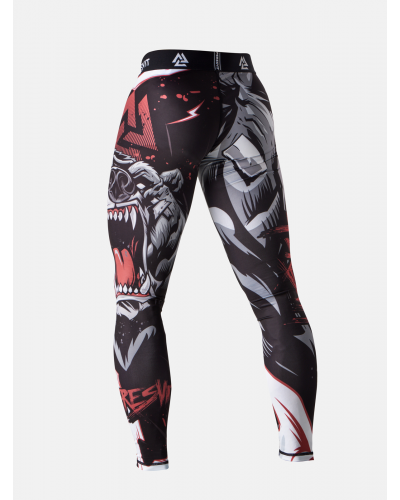 Компрессионные штаны peresvit battle bear mma leggings 