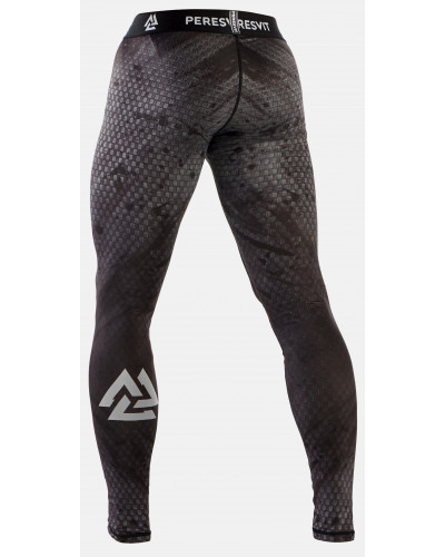 Компрессионные штаны peresvit immortal 2.0 black rain mma leggings 