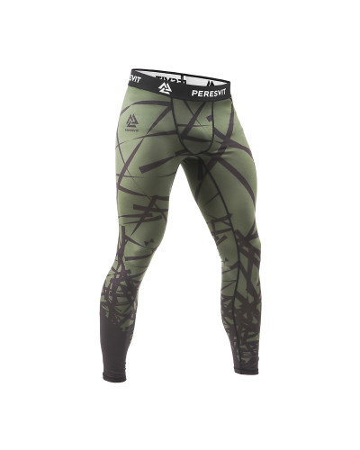 Компрессионные штаны peresvit rival leggings riffle green