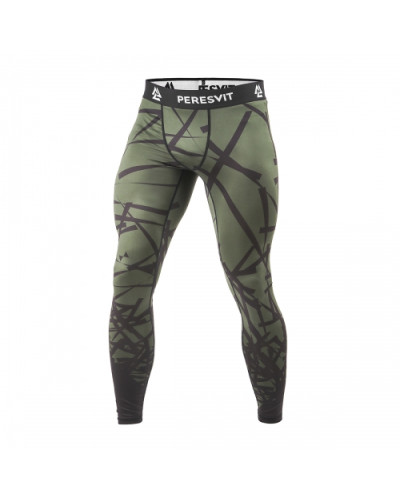 Компрессионные штаны peresvit rival leggings riffle green