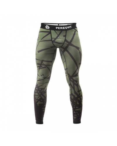 Компрессионные штаны peresvit rival leggings riffle green