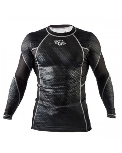 Рашгард Peresvit Immortal Silver Force Rashguard Long Sleeve Black Rain