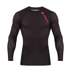 Рашгард Peresvit core long sleeve black-red