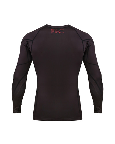 Рашгард Peresvit core long sleeve black-red