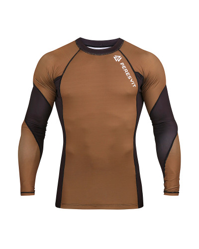 Рашгард Peresvit core long sleeve brown