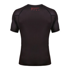 Рашгард Peresvit core short sleeve black-red