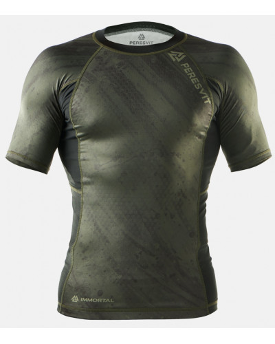 Рашгард peresvit immortal 2.0 military green short sleeve rash guard