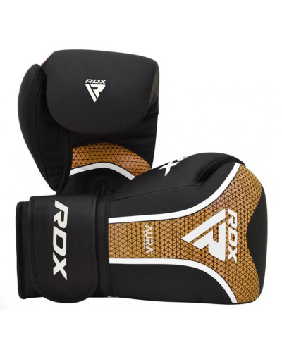 Боксерские перчатки RDX T17 Aura Black Gold 