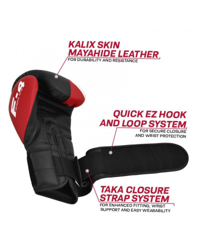 Боксерские перчатки RDX F4 Red 