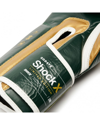 Боксерские перчатки Leone Shock X Green Боксерские перчатки Leone Shock X Green