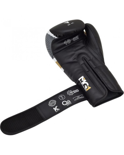 Боксерські рукавички RDX Rex Leather Black
