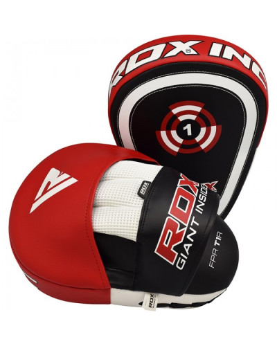 Лапы боксерские RDX GEL FOCUS RED