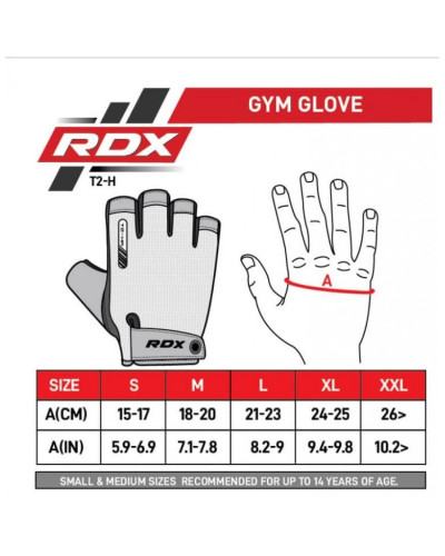 Перчатки для фитнеса RDX T2-HB Перчатки для фитнеса RDX T2-HB