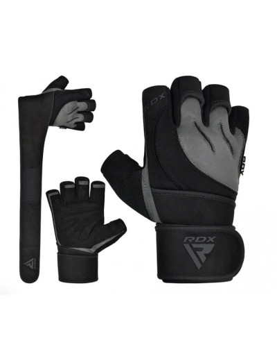 Перчатки для фитнеса RDX L4 Micro Gray/Black