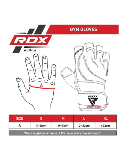 Перчатки для фитнеса RDX L4 Micro Gray/Black