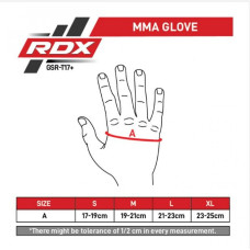 Рукавички ММА RDX T17 Aura Gold 