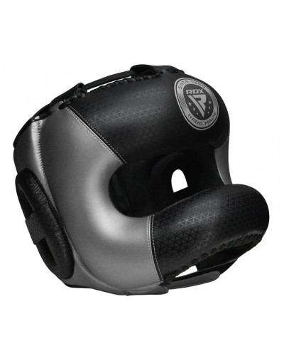 Боксерский шлем с бампером RDX L2 Mark Pro Silver