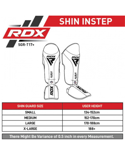 Накладки на ноги RDX T17 Aura Gold 