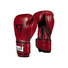 Тренеровочные Перчатки TITLE Blood Red Leather Sparring Gloves
