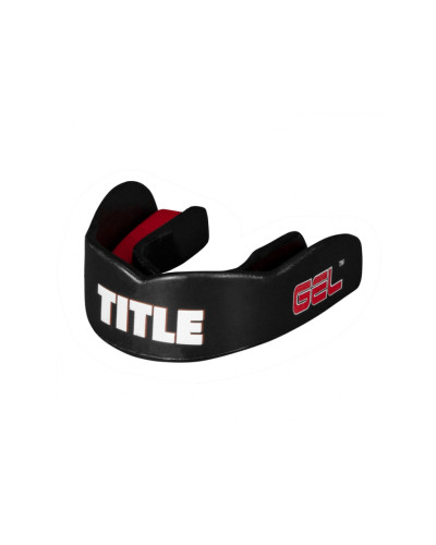 Капа TITLE Gel Max Channel Mouthguard 2.0 black-red