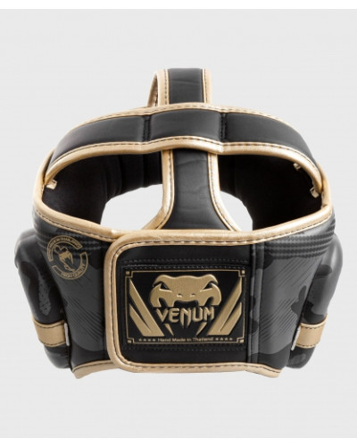 Шолом VENUM ELITE HEADGEAR DARK CAMO GOLD Шолом VENUM ELITE HEADGEAR DARK CAMO GOLD