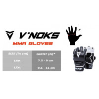 Рукавиці MMA V`Noks Aria White