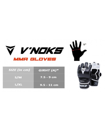 Рукавиці MMA V`Noks Aria White