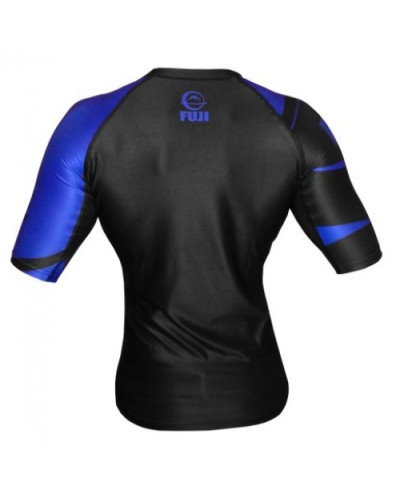 Рашгард Fuji Sports Freestyle IBJJF Ranked Rashguard Blue Short Sleeve