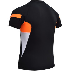 Рашгард RDX lycra orange с коротким рукавом