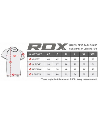 Рашгард RDX Lycra green с коротким рукавом