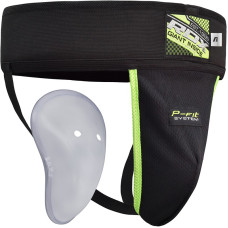 Защита паха RDX Groin Guard black/green