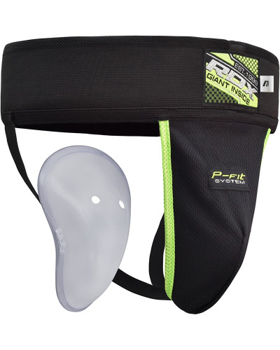 Защита паха RDX Groin Guard black/green
