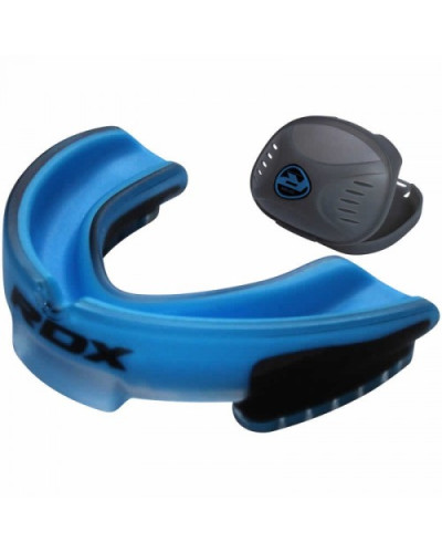 Капа для бокса  RDX GEL 3D ELITE BLUE