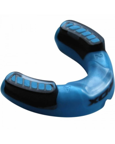 Капа для бокса  RDX GEL 3D ELITE BLUE